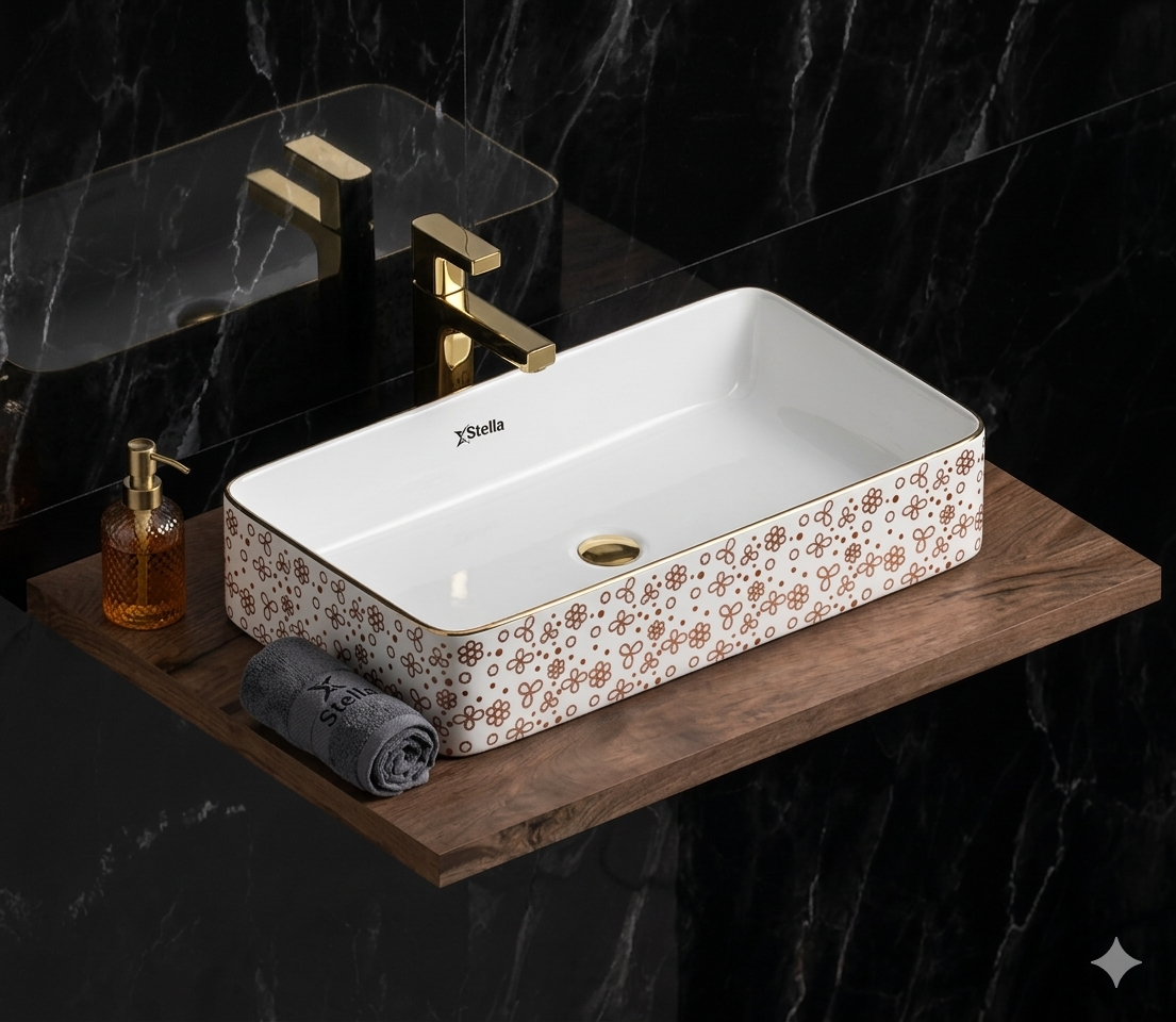 Basin Counter Flavia White Stella