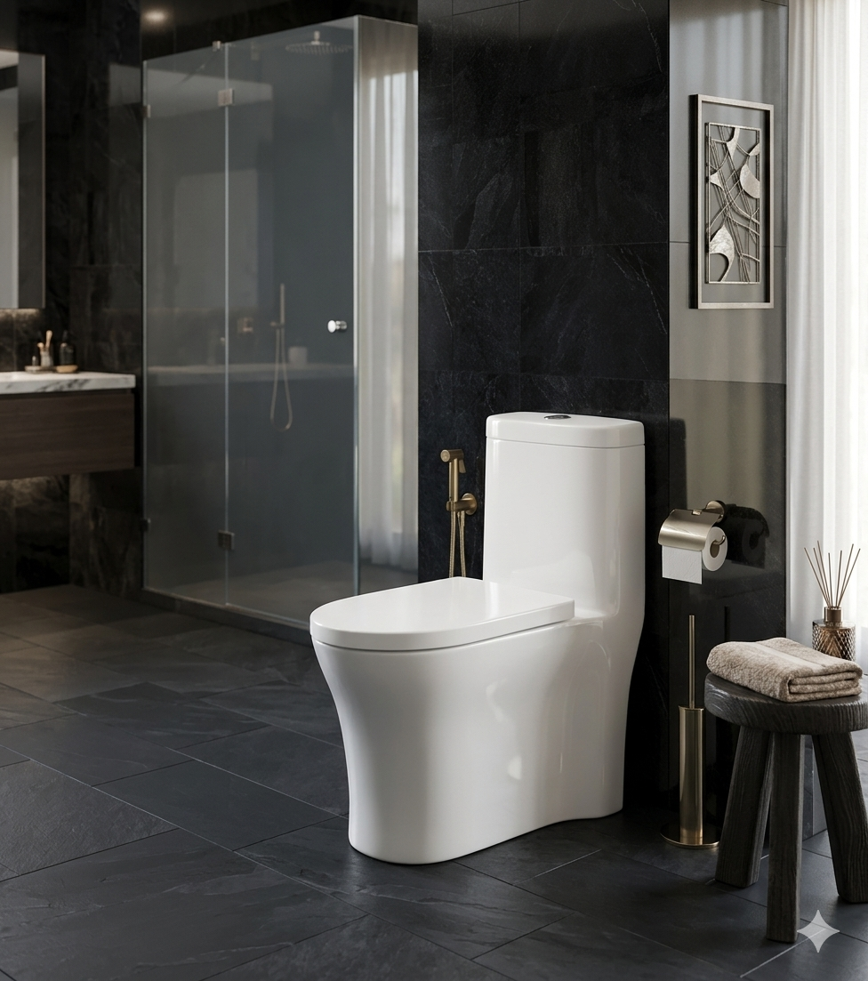 Commode Fortuna White (Dual Jet Flush) Stella