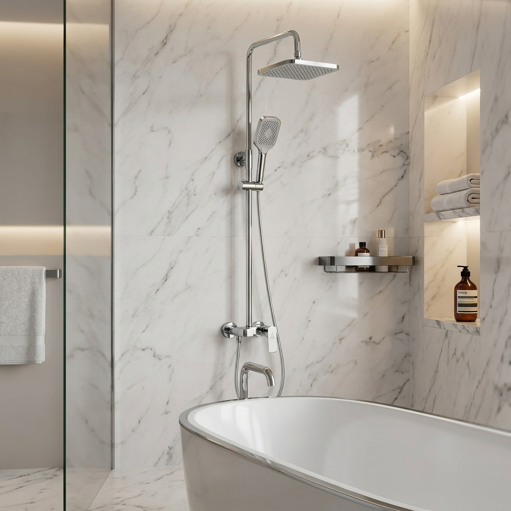 Piano Shower Mixer 2 in 1 Set - Shower Mixer